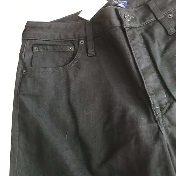 J Crew Factory Curvy essential straight black jean in all-day stretch size 31 - Picture 6 of 11